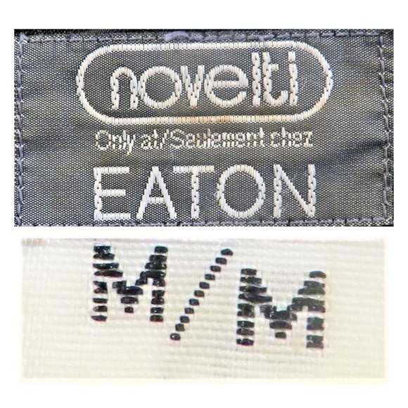 novelti Only at Eatons Black Spring Trench Coat in Size Medium - Picture 3 of 5